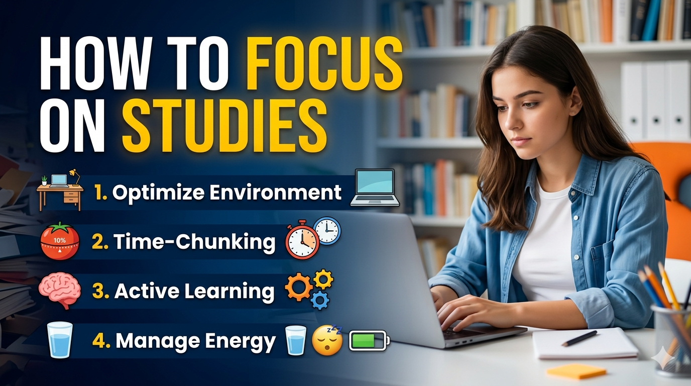 How to focus on studies